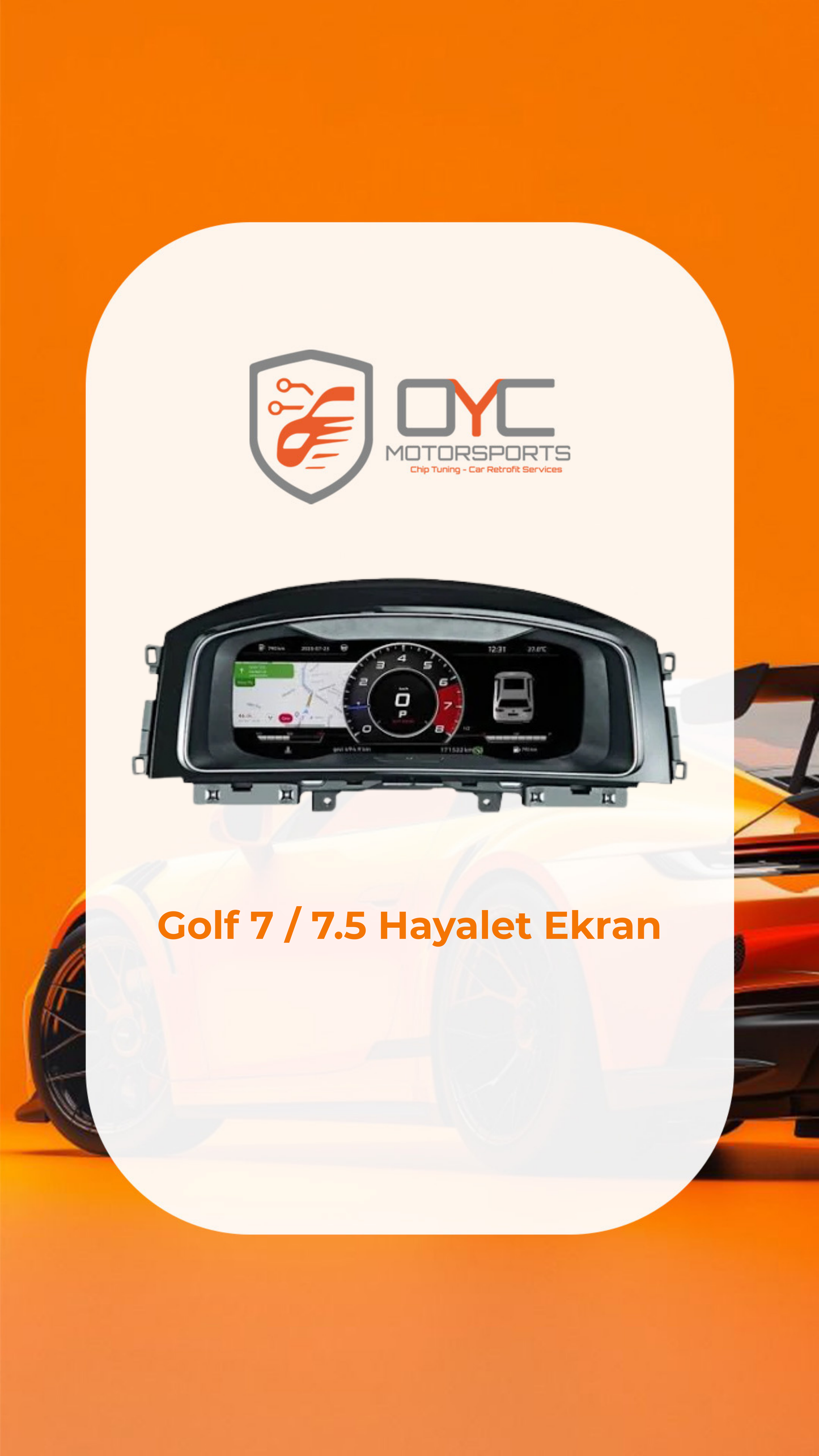 VW GOLF 7 / 7.5 HAYALET GÖSTERGE