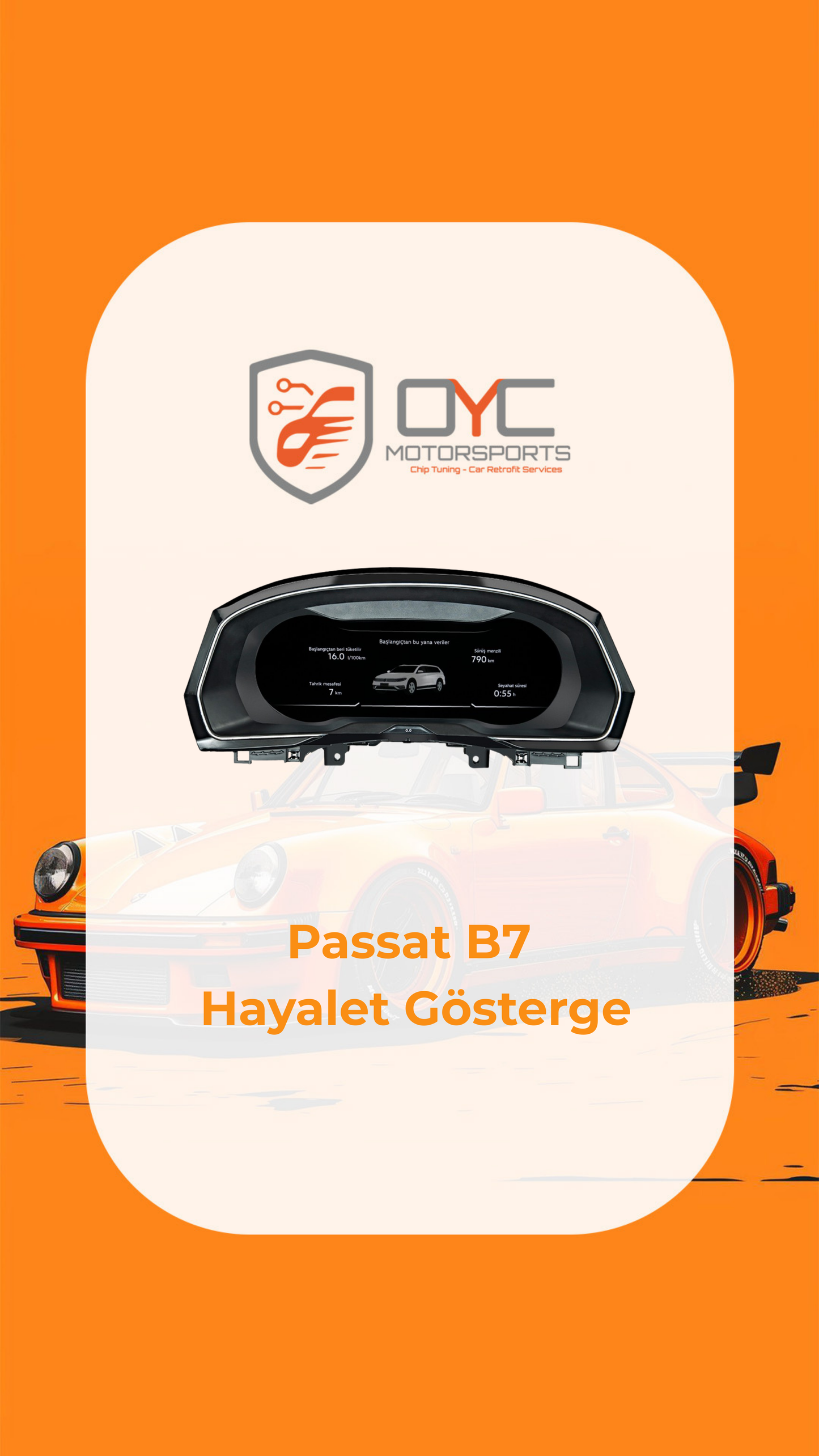 VW PASSAT B7 HAYALET GÖSTERGE