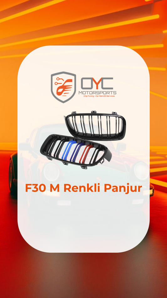 BMW F30 M3 PANJUR PARLAK SİYAH M RENKLİ
