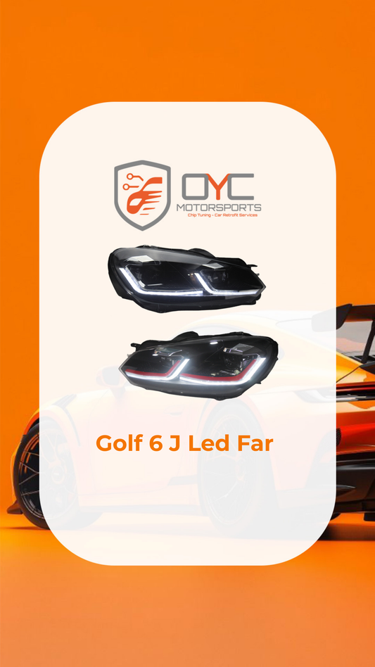 VW GOLF 6 J LED FAR KROM