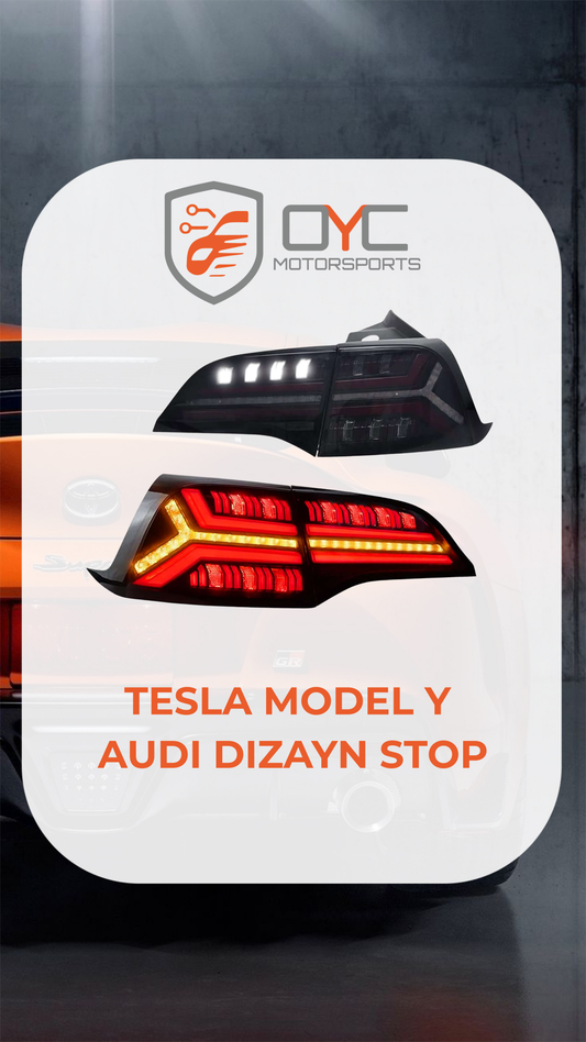 TESLA MODEL Y AUDI DİZAYN STOP