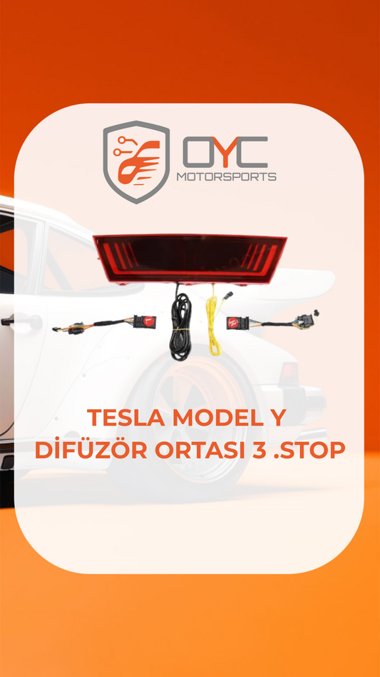 TESLA MODEL Y DİFÜZÖR ORTASI 3. STOP